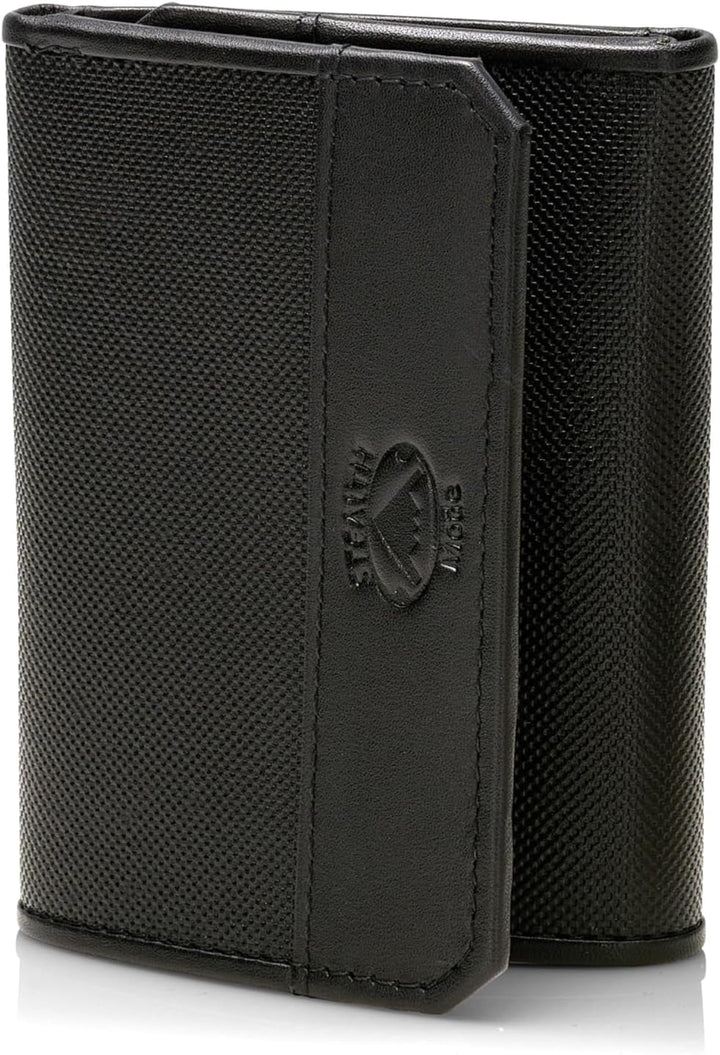Stealth Mode Billetera triple de piel con bloqueo RFID para hombre,...