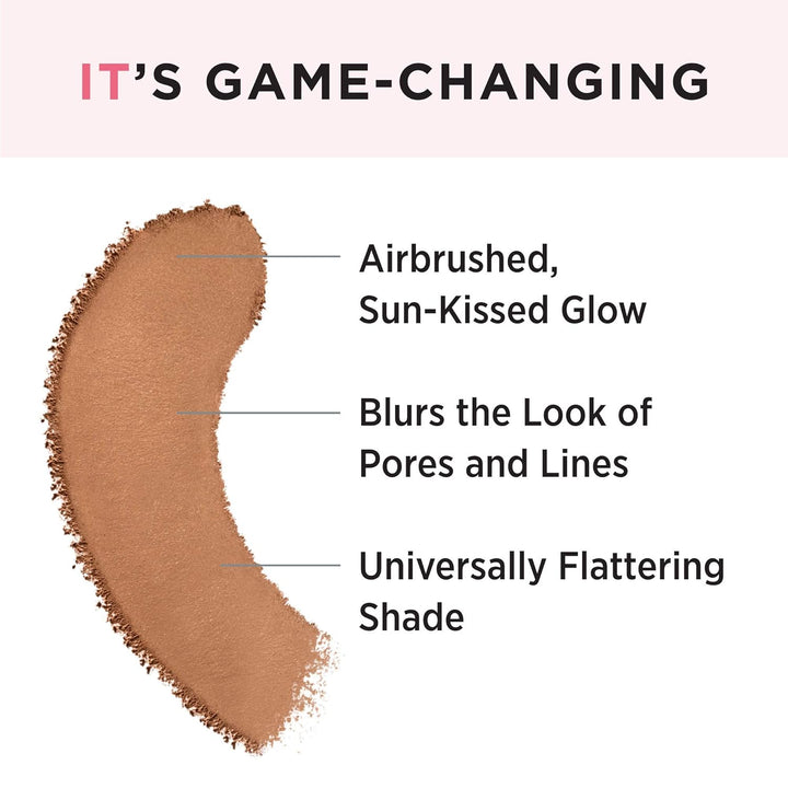 IT Cosmetics Bye Bye Pores - Bronceador antienvejecimiento, difunde...