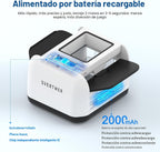 Barajador automático de cartas|1-2 barajadoras de cartas eléctricas|Baterías recargables portátiles de póquer, blackjack, uno, skip-bo, fase 10 más jugando barajador para juego en casa, viajes
