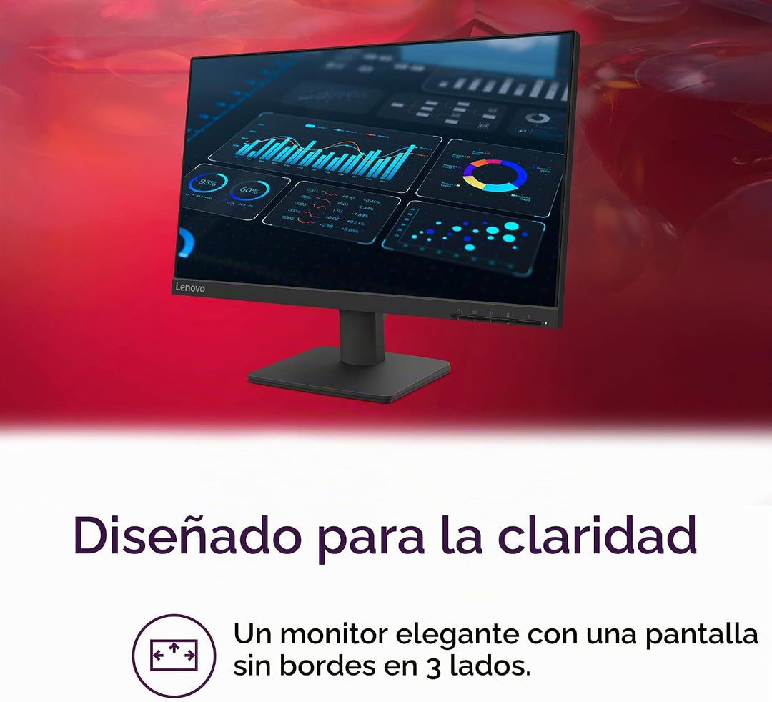 Monitor Lenovo L22-4e - Monitor de Oficina - Pantalla IPS FHD de 21...