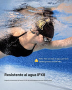 Auriculares de conducción ósea PSIER, modo MP3 impermeable IPX8 para