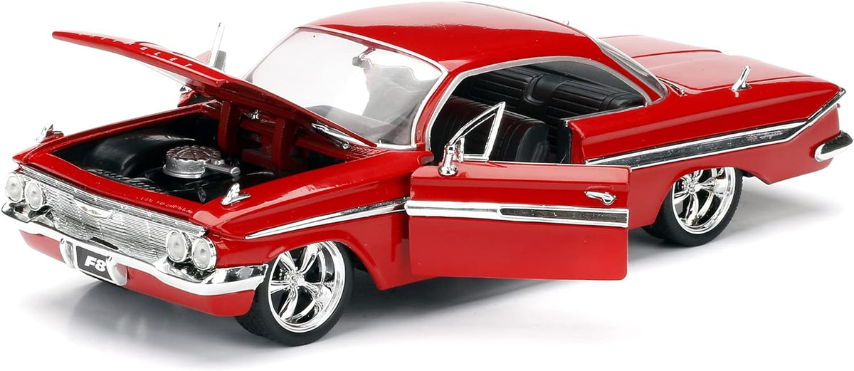 Jada Toys Fast & Furious 8 - Vehículo de Dom, Chevy Impala, 1:24, moldeado a presión.