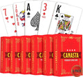 All7s Juego de cartas Canasta de mano y pie, seis mazos de impresión
