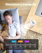Gaiatop - Ventilador de escritorio USB, pequeño pero potente, perso...