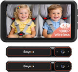 Babyvue BV6PRO - Cámara inalámbrica de doble coche, monitor de bebé...