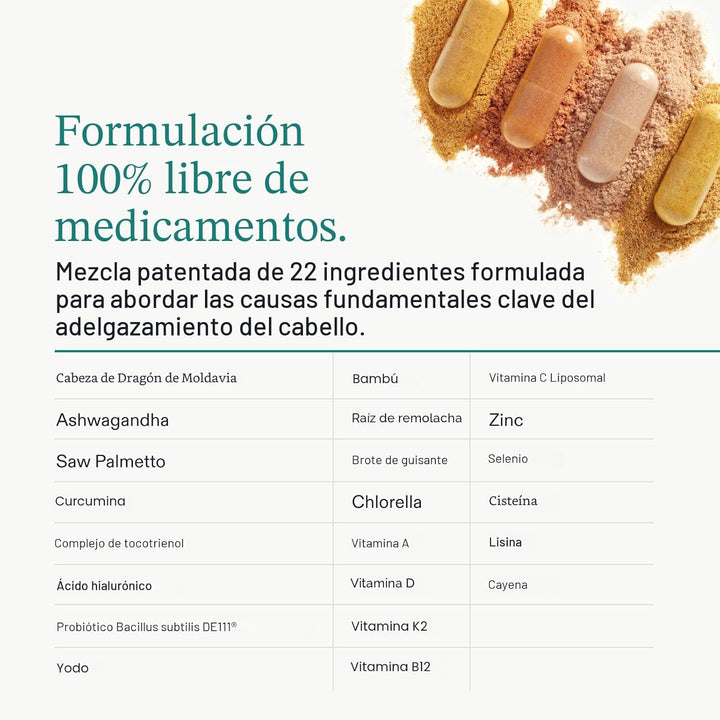 Nutrafol - Suplementos de crecimiento del cabello para mujeres de 1...