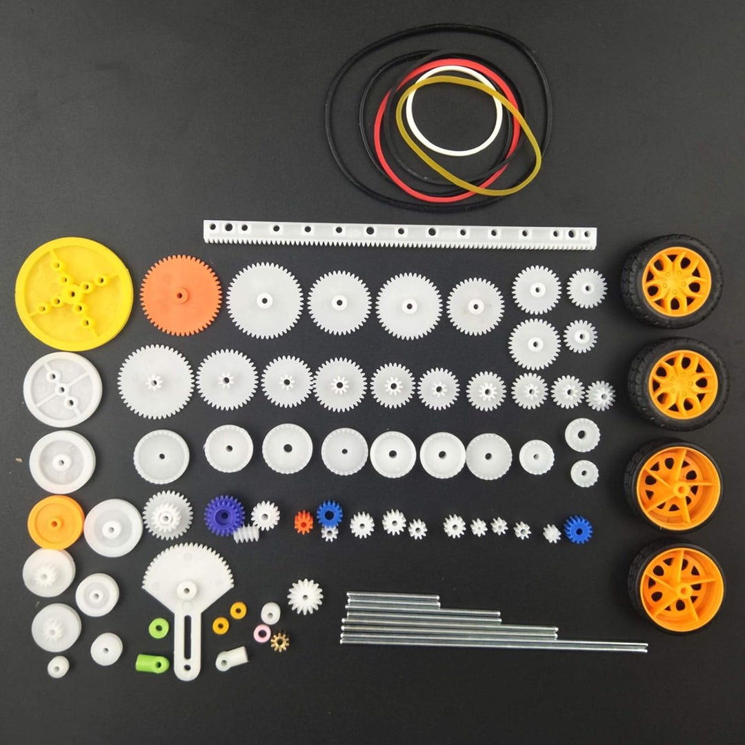 EUDAX Kit de paquete de engranajes de plástico de 82