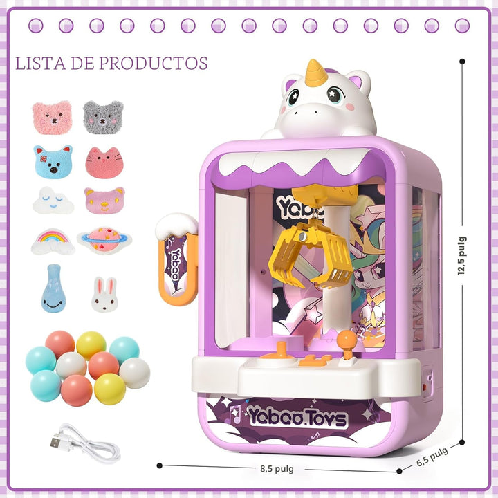 Vanvimen Máquina de garras para niños y niñas, máquinas expendedora...