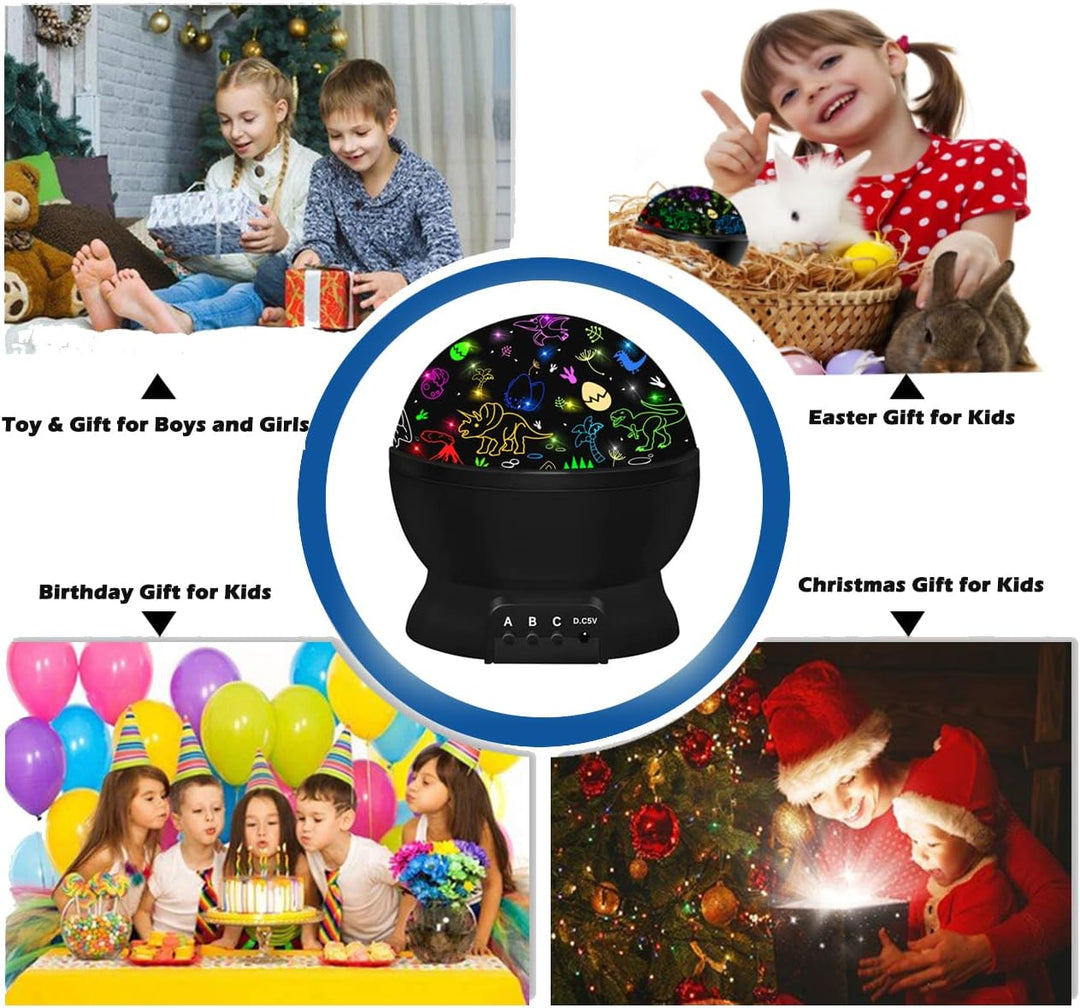 Juguetes de dinosaurio para niños de 3 a 5 años proyección