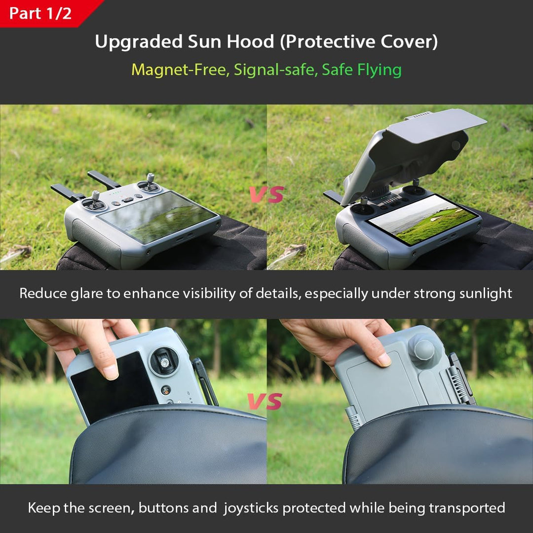 Arzroic RC 2 - Kit de protección para el sol con cordón para el cue...