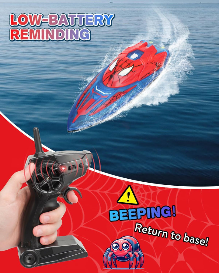 Fullware Spider Hero Barco RC, Barco de Control Remoto de 2.4GHz co...