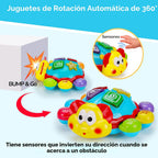 Juguete para gatear para bebés, juguete de aprendizaje musical iluminado