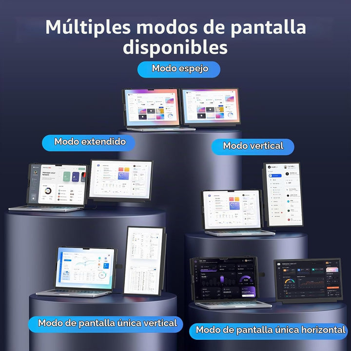 Wixzet Extensor de pantalla para laptop, 15.6 pulgadas FHD 1080P IP...