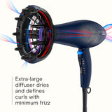 Secador de pelo Infiniti Pro Conair con difusor innovador, mejora r...