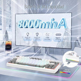 X Aula Nova75 - Teclado mecánico inalámbrico 75% para computadora,...