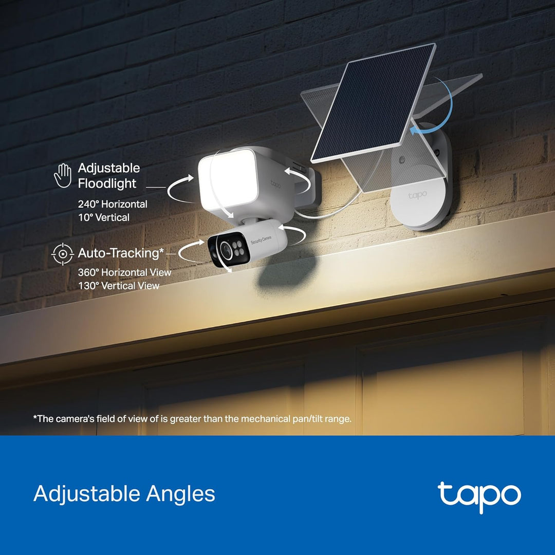 Tapo Cámara de seguridad con reflector regulable 2K para exteriores...