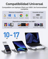 Soporte de estación de acoplamiento para laptop, soporte para table...