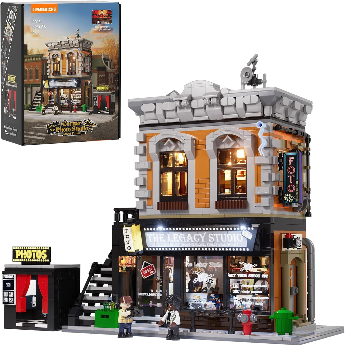 Lumibricks Juego de ladrillos de construcción de iluminación para estudio