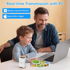 Microscopio digital portátil 4K 1000X para niños con pantalla IPS de 2.0