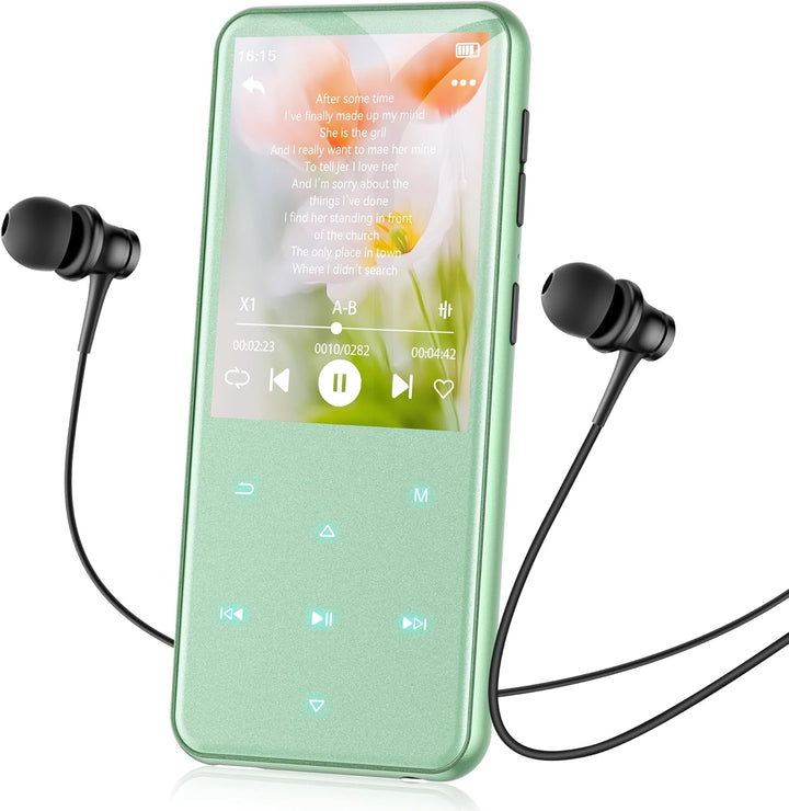 AGPTEK Reproductor MP3 de 64 GB con Bluetooth, reproductor de músic...