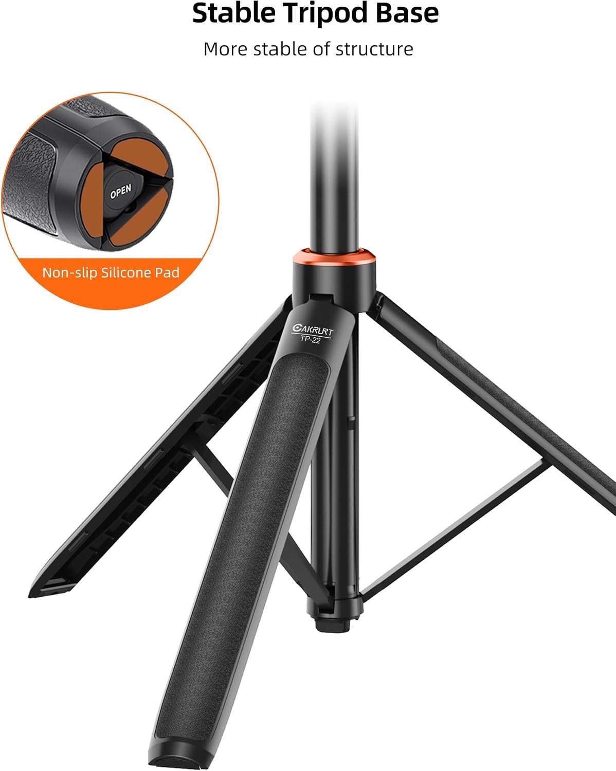 Trípode de viaje de 61" y palo para selfie, para DJI Osmo Pocket 3, 4, 4P
