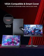 UPERFECT Monitor portátil para juegos 2K 120Hz, 16" 2560x1600 Q...