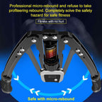 EAST MOUNT Ejercitador de brazo Twister con pantalla de contador, potencia hidráulica ajustable de 22 a 440 libras, expansor de pecho para el hogar, equipo de entrenamiento muscular de hombro