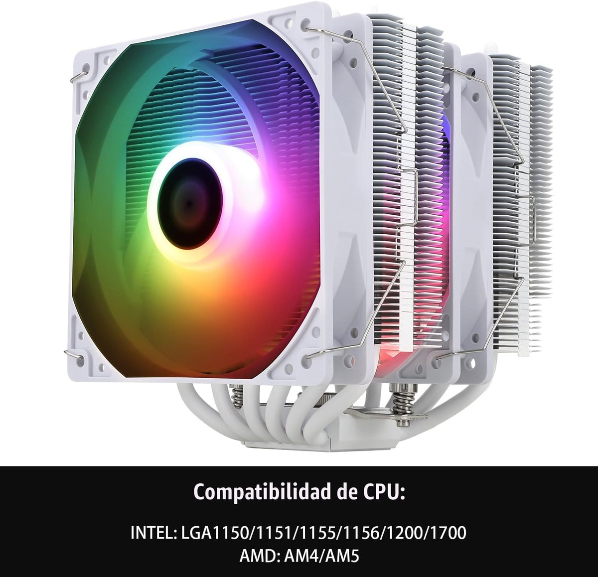 Enfriador de aire Thermalright Peerless Assassin 120 SE ARGB blanco...