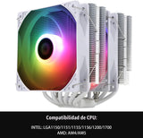 Enfriador de aire Thermalright Peerless Assassin 120 SE ARGB blanco...
