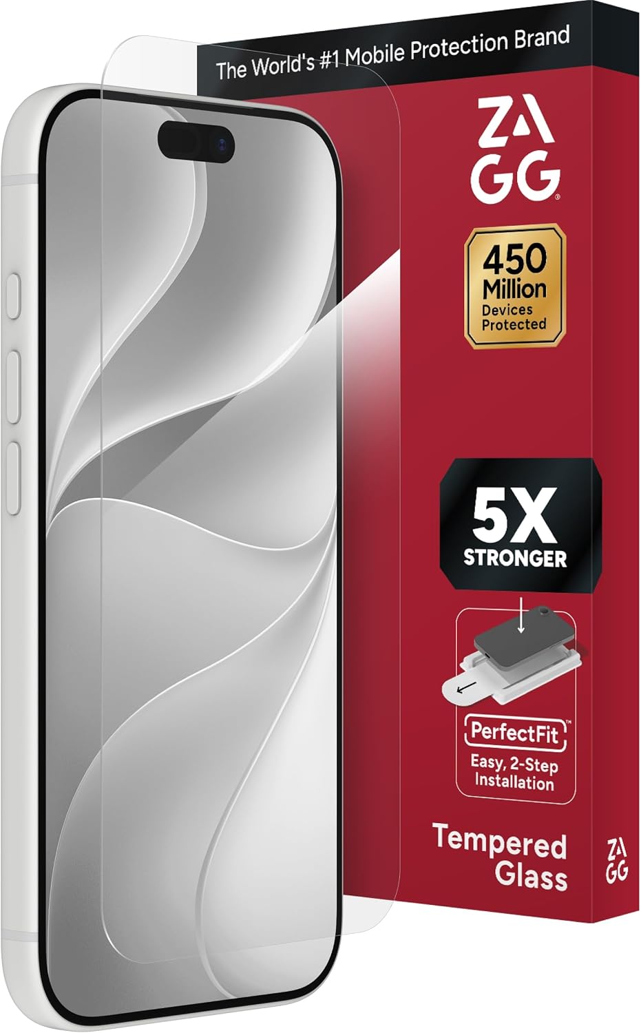 ZAGG Protector de pantalla de cristal Elite para iPhone 18 Pro / 17 Pro