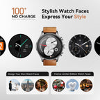 Kieslect Reloj inteligente para hombres y mujeres, compatible con Android y iPhone, pantalla AMOLED de 1.43 pulgadas, rastreador de actividad física con respuesta/hacer llamadas, monitor de frecuencia cardíaca impermeable IP68/sueño/SpO2, más de 100 modos