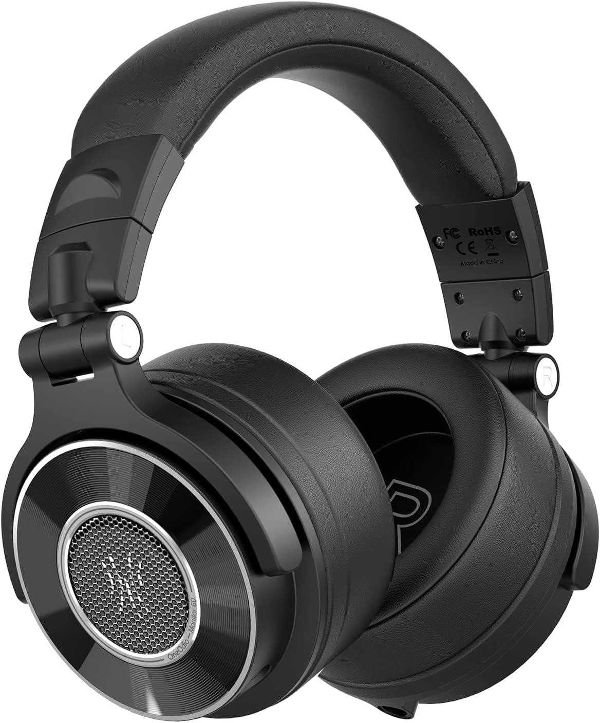 OneOdio Monitor 60 Auriculares Profesionales de Estudio - Auriculares con Cable para Monitoreo de Estudio, Audio de Alta Resolución, Orejeras Cómodas y Blandas, Adaptador de 6.35mm para Mezcla, DJ