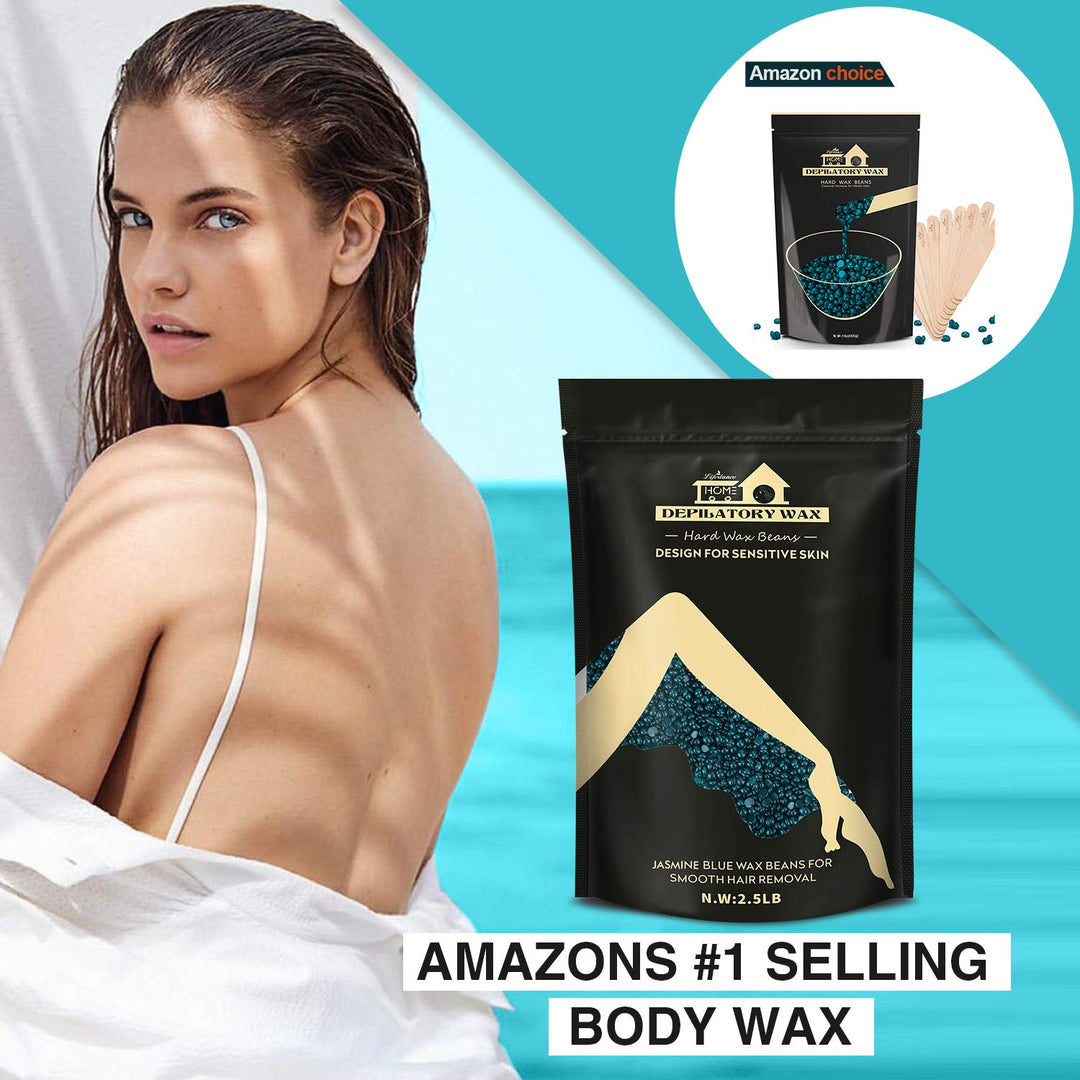 Kit de Cera Brasileña para Bikini Azul Dura Lifestance de 2.5 libra...
