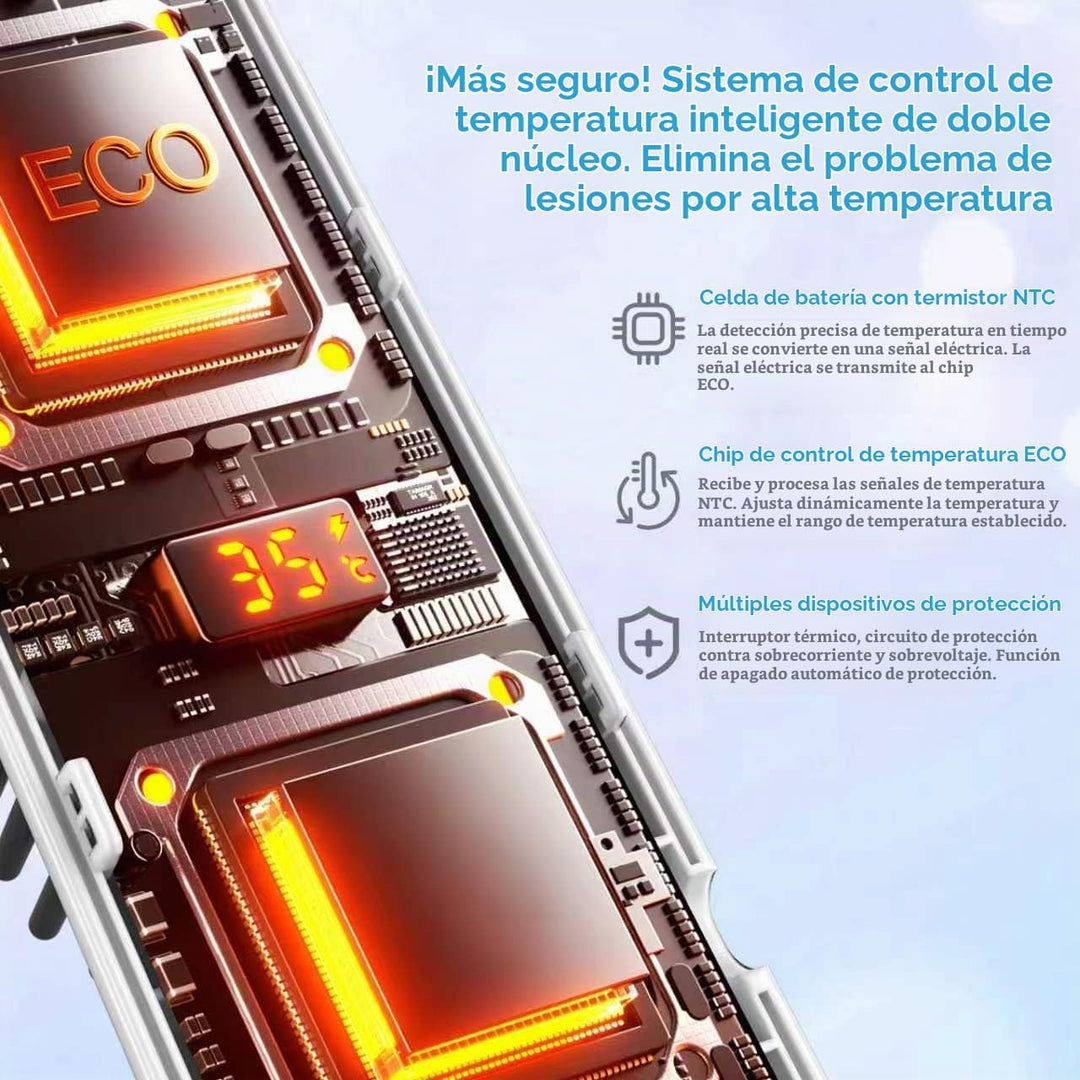 Cepillo alisador de cabello inalámbrico \u2013 Go Brush Pro para ca...