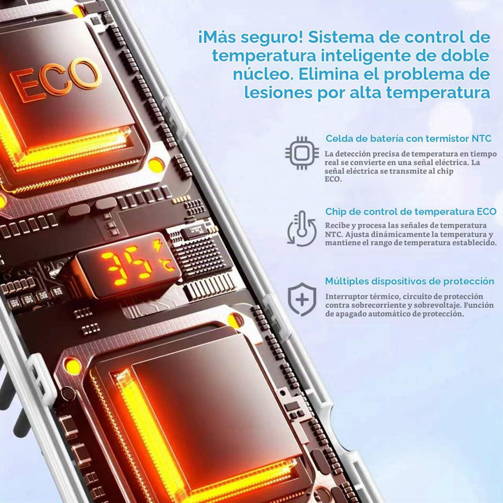 Cepillo alisador de cabello inalámbrico \u2013 Go Brush Pro para ca...