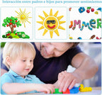 72 Colores de Arcilla Polimérica Kit, DIY Joyería Manualidades Regalos para Principiantes