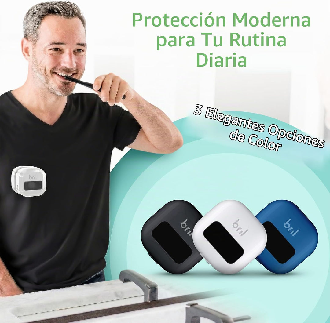 Bril Desinfectante para cepillos de dientes UVC, limpiador portátil...