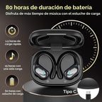 HAOYUYAN Auriculares inalámbricos, auriculares Bluetooth deportivos...
