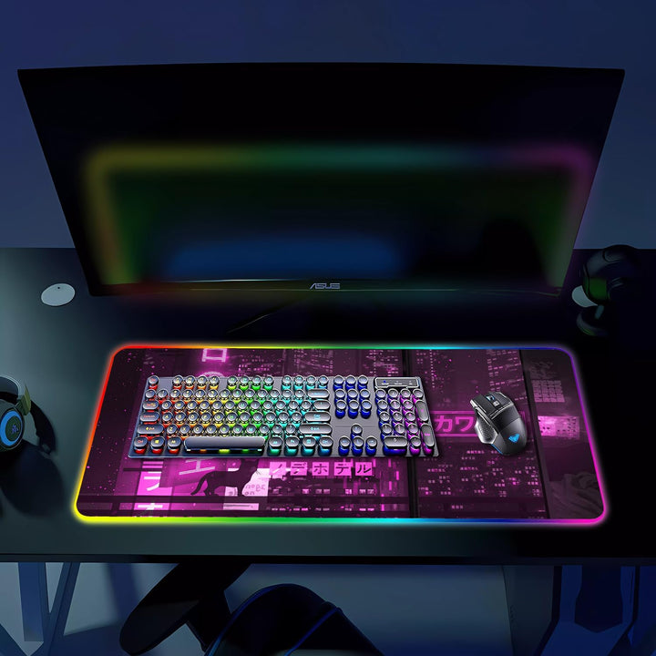 Armanza Alfombrilla de Ratón RGB para Juegos, Alfombrilla Grande co...
