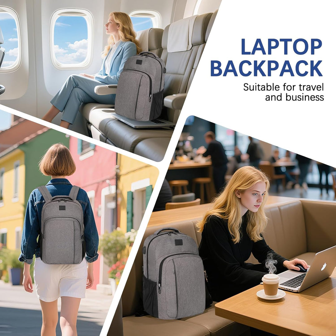 LARIPOP Mochila para laptop de viaje, de 15.6 pulgadas, mochila par...