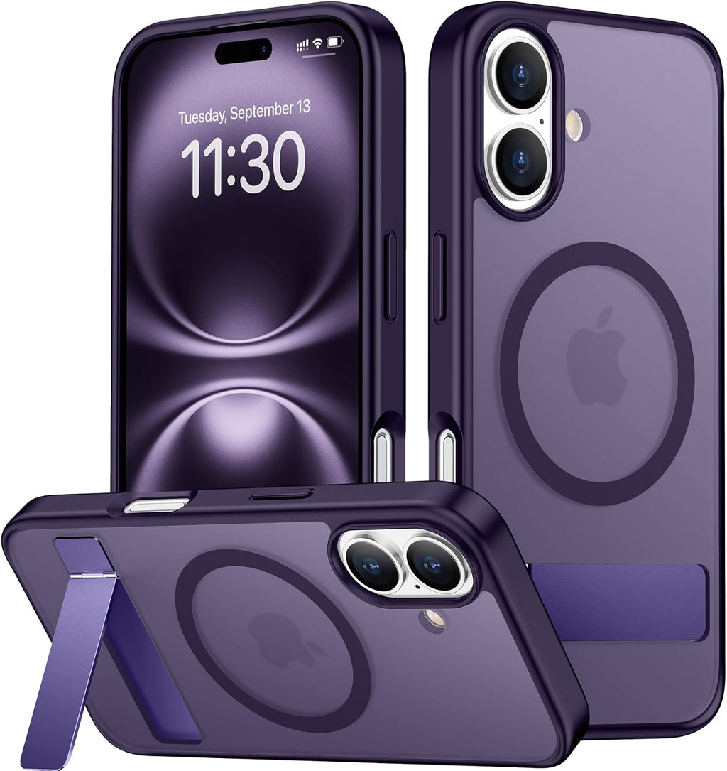 SPIDERCASE - Funda magnética para iPhone 16, soporte integrado, color