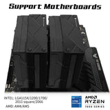 Thermalright Phantom Spirit 120 EVO Enfriador de aire para CPU, enf...