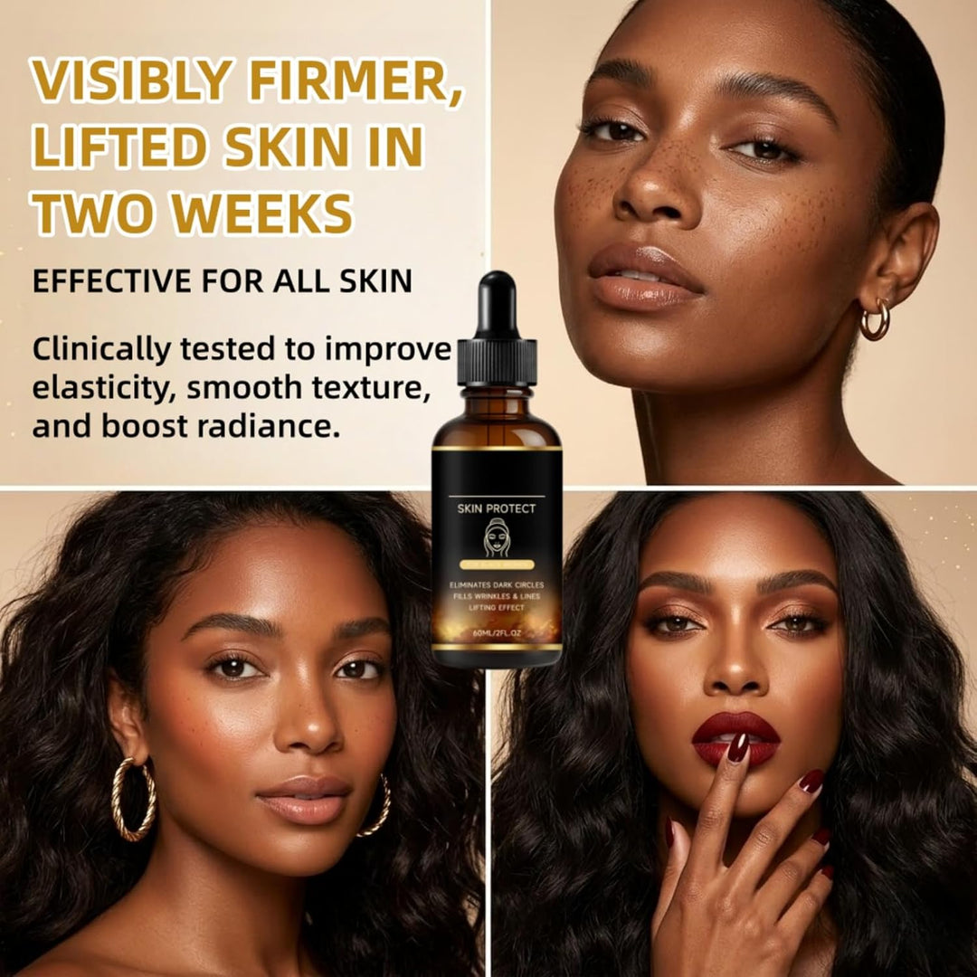 Suero Walker Skin Protect para mujeres negras\u2013Antiarrugas natu...