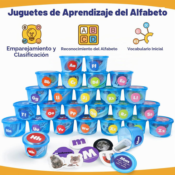 Joyreal - 271 juguetes de aprendizaje del alfabeto para clasificado...