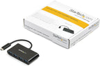 StarTech.com, HB30C4AB, hub USB 3.0 de 4 puertos, alimentado