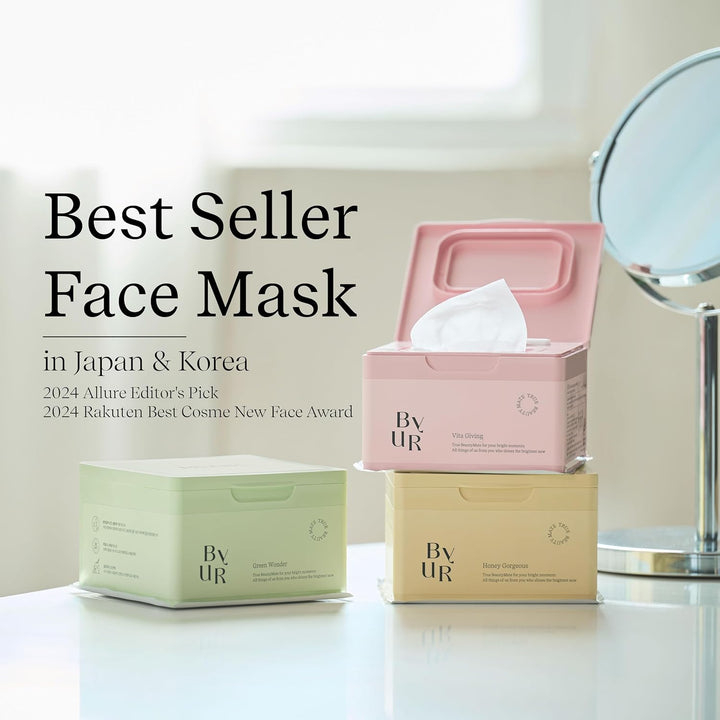 ByUR Vita Giving Daily Aqua Serum Mask (30 unidades) Máscara facial...