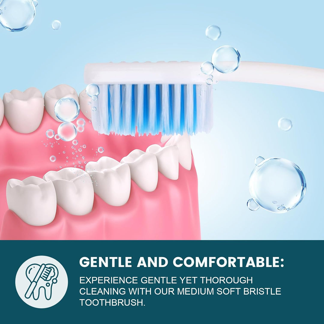 Navona 200 cepillos de dientes desechables con pasta de dientes a g...