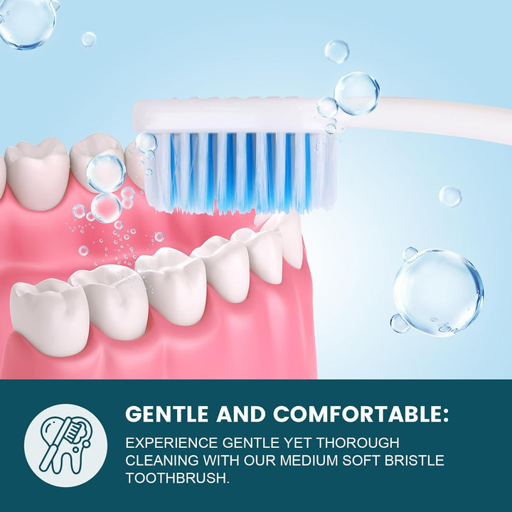 Navona 200 cepillos de dientes desechables con pasta de dientes a g...