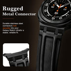 Correa de cuero retro compatible con Samsung Galaxy Watch Ultra 2/1 de