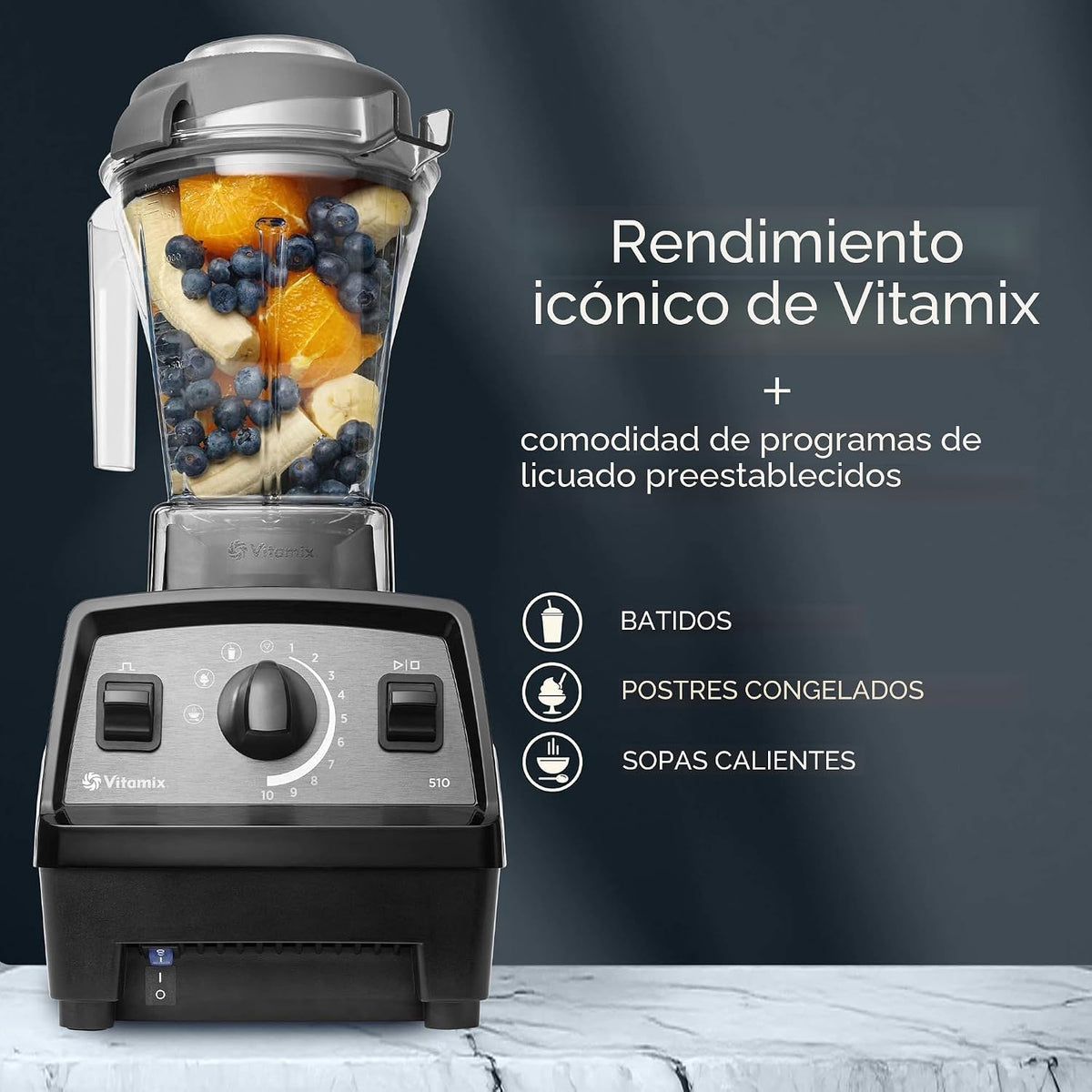 Vitamix Propel Series 510 - Licuadora de grado profesional, 3 programas
